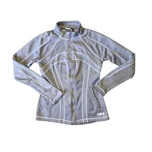 Fila Sport Performance Jacket Women XS Lightweight Zip-Up Activewear Jacket